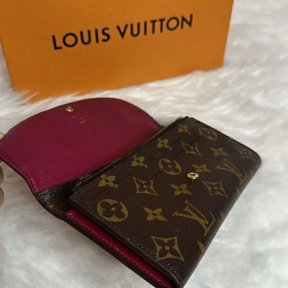 💯Authentic Louis Vuitton Emilie Monogram Long Wallet🍀